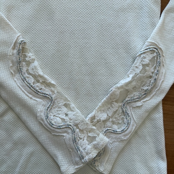 Free People Crafty Cuff Thermal in Cream (Size S) - Picture 4 of 8